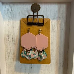 Pink Camo Dangles
